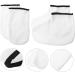 minkissy 2 Pairs Hand and Foot Mask Foot Calluses Remover Wax Tools Wax Liner for Hands Paraffin Wax Bath Gloves Paraffin Wax for Hands Thickened Gloves White Knitted Fabric Boots Manicure - Buy Online on SooperMarket.com