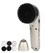 Electric Shoe Polisher Portable Leather Care Kit Electric Shoe Shine Kit Leather Shoe Shine Kit for Shoe Clean and Polish Rechargeable Shoe Cleaning Leather Care(Champagne)