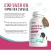 180 Cod Liver Oil Capsules for Dogs & Cats - High Strength 410mg Gel Capsules - Joint, Skin, and Coat Health Support - UK Made (6 Months Supply) - Buy Online on SooperMarket.com