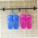 FOYTOKI 1 Pair Foot Bath Shoes Foot Spa Foot Container for Bathing Ankle Home Foot Bath Container Foot Soaking Tub Foot Soak Shoes Bath Tubs Foot Washing Shoes Take a Bath Pvc Bracket Man 26.3x11cm Rosy - Buy Online on SooperMarket.com