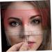 Mikinona Eyebrow Ruler 10pcs Eyebrow Design Ruler Transparent Ruler Eyebrow Guide Template Shape Disposable Measuring Ruler - Buy Online on SooperMarket.com