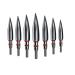 Field Point Arrows,Archery Points,100/125/150/200/250/300grain Archery Field Points,Field Tips, Top Hat Archery Points,Broadhead,12 Per Dozen 5/16 300grains