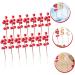 HOMSFOU 60 Pcs Christmas Fruit Christmas Tree Picks Artificial Berry Twigs Diy Floral Art Plant Fake Berry Picks Christmas Holly Decorations Christmas Berry Picks Foam Red Fruit Branch Redx3pcs 17x3cmx3pcs - Buy Online on SooperMarket.com