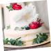 NAMOARLY 2 Pcs Insert Pearl Trim Pearl Decor Beige Decor Ostrich Trim Baking Diy Decor Dessert Inserting Decor Inserting Baking Topper Baking Toppers Insert Card Cake White White 12X5.5CM - Buy Online on SooperMarket.com