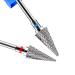 Diesisa 2 Pack Nail Drill Bits for Acrylic Nails 3/32" Shank Drill Bits for Nails Professional Electric Nail Drill Bits for Home Salon/Fine+Medium Nail Bits - Nib