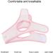 Adjustable Anti Snore Chin Strap - Snore Reduction Aid Device - Easy to Wear - Triangular Mesh Cloth - White - Buy Online on SooperMarket.com