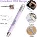 5D Diamond Painting LED Light Pen Kit - Rechargeable Art Accessory with 2 Light Modes, Glue, Clay & Storage Case - Purple - Buy Online on SooperMarket.com