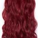 Silk-co Long Curly Wavy Clip in Hair Extension 24 Maroon&Dark Red - 8 Pcs Full Head, Synthetic Heat Resistant, 18 Clips - #Maroon&Dark Red - Buy Online on SooperMarket.com