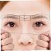 Baluue 2pcs Eyebrow Positioning Line Makeup Supplies Eyebrow Ruler Eyebrow Tools Digital Ruler Nylon - Buy Online on SooperMarket.com