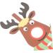 HOLIDYOYO 75 Pcs Lollipop Paper Card Elk Reindeer Candy Holder Xmas Lollipops Sweets for Lollpop - Buy Online on SooperMarket.com