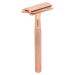 Premium Wet Razor Set for Men - Waterproof Safety Razor Tight & Clean Shave - Portable Metal Hair Blade Handle in Ros Gold - Perfect Gift for Him - Buy Online on SooperMarket.com