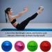 Pilates Mini Ball (10cm): Pink Accessory for AeroPilates, Yoga, Fitness & Strength - Buy Online on SooperMarket.com
