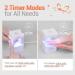 Modelones Mini LED Nail Lamp - Portable UV Gel Nail Dryer with Quick-Dry Technology - Travel-Friendly Cute Meow Design for Home DIY Manicures - Buy Online on SooperMarket.com