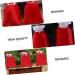 OFFSCH 8pcs Christmas Plush Bag Decor Xmas Present Bags Candy Storage Pouch Christmas Tree Pendant - Buy Online on SooperMarket.com