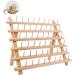 BAENRCY 2-Pack Wooden Thread Holder Sewing and Embroidery Thread Rack - 60-Spool Organizer with Hook - Buy Online on SooperMarket.com