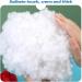 200g Premium White Recycled Polyester Fiber Fill - Polyfill Stuffing for Pillows, Dolls, and DIY Home Decor - Buy Online on SooperMarket.com