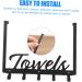 Cabilock 1 Set Hook up Over Door Clothes Hanger Rack Over Door Towel Hook Door Row Hook Storage Hat Hook - Buy Online on SooperMarket.com
