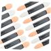 Baluue 100 Pcs Women Makeup Brush Make Eye Shadow Brush Eye Shadow Applicator Blending Brush mediumx2pcs Assorted Colorx2pcs - Buy Online on SooperMarket.com