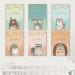 lulupila Pictures for children's room decorative poster baby room living room A4 children's poster children's pictures animal motifs forest animals for children boys and girls set of 6 - V19