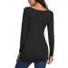 Love2Mi Maternity Nursing Shirt - Short Sleeve V-Neck Breastfeeding T-Shirt - Pregnancy - Dark Black - Size L - Buy Online on SooperMarket.com