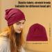 Silk Bonnet for Sleeping - 2PCS Silk Hair Wrap for Women/Men - Red & Black, Black & White - Buy Online on SooperMarket.com