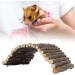 Small Animals Wooden Arch Bridge | Hamster & Guinea Pig Hiding Place | Rodent Conductor Bridge for Ferrets & Chinchillas - Buy Online on SooperMarket.com