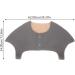 2pcs Warm Shoulder Vest Warm Shawl Warm Winter Cape Shoulder Support Equipment Maternity Elderly Grey 62x34cm - Buy Online on SooperMarket.com