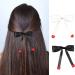 Limtula Sweet Ballet Bowknot Hairpins Duckbills Hair Clip Barrettes French Side Pin for Lady Elegant Hair Styling Accessories Black - Buy Online on SooperMarket.com