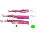 Adjustable Dog Liner for Small & Large Dogs - 2.40m Pink Double Linen Leash - Buy Online on SooperMarket.com