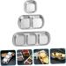 MAGICLULU Dining Tableware 9 Pcs Seasoning Dish Japan 304 Stainless Steel Household Seasoning Plate 20x8cmx3pcs As Shownx3pcs - Buy Online on SooperMarket.com