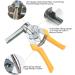 sunroot Type M Nail Ring Pliers Type M Nail Ring Pliers Type M Nail Ring Pliers Thickened for Manual Tying (M Nail +2400Clips) - Buy Online on SooperMarket.com