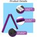 UMIKOOL DIRECT 8FT Balance Beam for Gymnastics - Non Slip Rubber Base - Professional Home Training Equipment - Dark Purple - Buy Online on SooperMarket.com