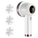 Electric Lint Remover for Clothes Adjustable 3-Speed Fabric Shaver with 6 Cutter Leaf and LED Display Bobble Remover Portable DebobblerCutter White Lint Removers