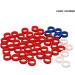 jayzee 50 Pieces Silicone Finger Rings for Scissors Adds Hair Cutting Styling Tools Accessories Mixing Colours - Buy Online on SooperMarket.com