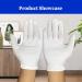 Landrain 12 Pairs of Breathable White Cotton Gloves Soft Fabric Gloves White Cotton for Multi-Purpose - Buy Online on SooperMarket.com