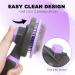 FYY Self Cleaning Dog and Cat Brush for Shedding - Pet Slicker Brush for Long or Short Haired Dogs and Cats - Grooming Supplies in Purple - Buy Online on SooperMarket.com