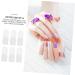 FRCOLOR 60 Pcs Nail case gel polish protector cuticle guard latex nail guard nail tip shield protector reusable milk gel nail polish manicure art varnish protector emulsion armor plastic 4x2cmx3pcs As Shownx3pcs - Buy Online on SooperMarket.com