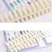 Gel Polish Color Sample Display Book Chart Nail Art Manicure Practice Tool with 5 Sheets for Nail Beauty Salon 120 Squares - Buy Online on SooperMarket.com