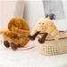 Cute 9 Croissant Plush Toy - Soft Weighted Stuffed Animal for Kids Birthday-Gifts - Buy Online on SooperMarket.com