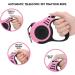 360 Tangle-Free Retractable Dog Lead | Adjustable Harness Leash for Medium Small Pets | Non-Slip Handle | Extendable Nylon | Ideal for Training Walking Jogging | 5M/16FT | 15-20KG | Pink - Buy Online on SooperMarket.com