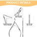 Airfish Stainless Steel Cuticle Pushers Cuticle Nippers Set Professional Cuticle Trimmer Perfect Nail Care Tool(Silver) - Buy Online on SooperMarket.com