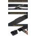 LionVII Men's Casual Elastic Work Belt - Adjustable Web Waist Strap, Metal Buckle, Easy Trim - Gray - Fits 27-46 Waist - Buy Online on SooperMarket.com