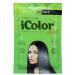 iColor Organic Hair Dye Shampoo - 10 Sachets (Black 25ml) | Permanent Easy DIY Hair Color in 5-15 Minutes - Buy Online on SooperMarket.com