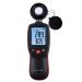 Digital Light Meter Illuminance Meter with Data Record, Backlight Lux Temperature Meter 0200,000 Measurement Range Lux/FC Unit MAX/MIN/Hold Function