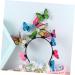 Gogogmee Hair Accessories Bride Headband Wedding Hairband Bride Hair Clip Butterfly Headband Birthday Headband Turbins for Ladies Head Hoop Cosplay Hairpin Hair Bands Creative Headwrap - Buy Online on SooperMarket.com