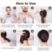 URAQT Hair Bun Shaped Set 35Pcs Invisible Hair Nets and 45Pcs Positioning U Shaped Hair Pins Elastic Edge Mesh Stretch Hair Bun Holder for Women Hair Styling Hair Bun Making A- Brown with Hairpin (80pcs) - Buy Online on SooperMarket.com