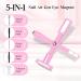 MIZHSE 5 in 1 Cat Eye Nail Magnet Tool | Multi-Function Magnetic Stick for 3D Nail Art | DIY & Salon Essential | Pink - Buy Online on SooperMarket.com