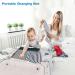 Lekebaby Portable Changing Mat Nappy Changing Mat Foldable Baby Changing Mat Travel Changing Mat Portable Baby Change Mat Blue Striped Blue Stripes - Buy Online on SooperMarket.com