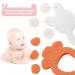 PAPACHOO Teething Toys 2 Pack - Bunny Carrot Silicone Infant Teether Set | BPA Free Baby Soothing Toy for Teething Relief - Buy Online on SooperMarket.com