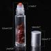 10 Pack 10ml Gemstone Roller Bottles with Healing Crystal Chips - Clear Glass Roll on Bottle for Essential Oils - Silver Lid - Natural Crystal Stones Roller Balls - Buy Online on SooperMarket.com
